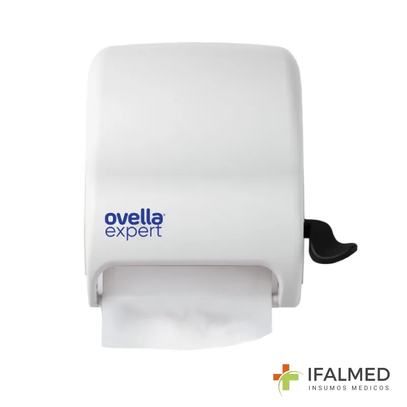 Dispensador De Toalla Ovella Palanca Lateral Blanco