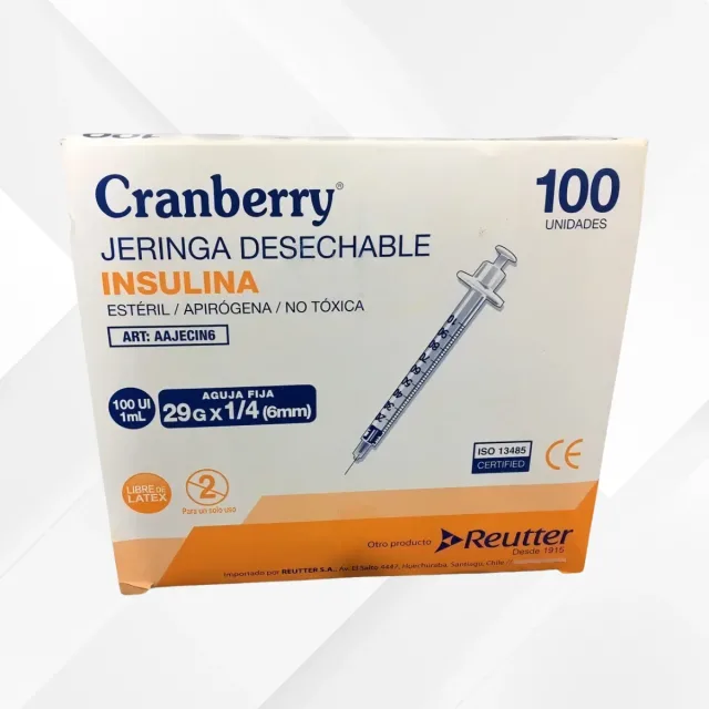 JERINGA DESECHABLE INSULINA
