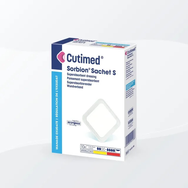 SORBION SACH S STE 10 X 10CM - CAJA X 10 CUTIMED