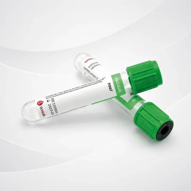 TUBO H/ LITIO TAPA VERDE 4 ML SANLI (X 100 UNIDADES)