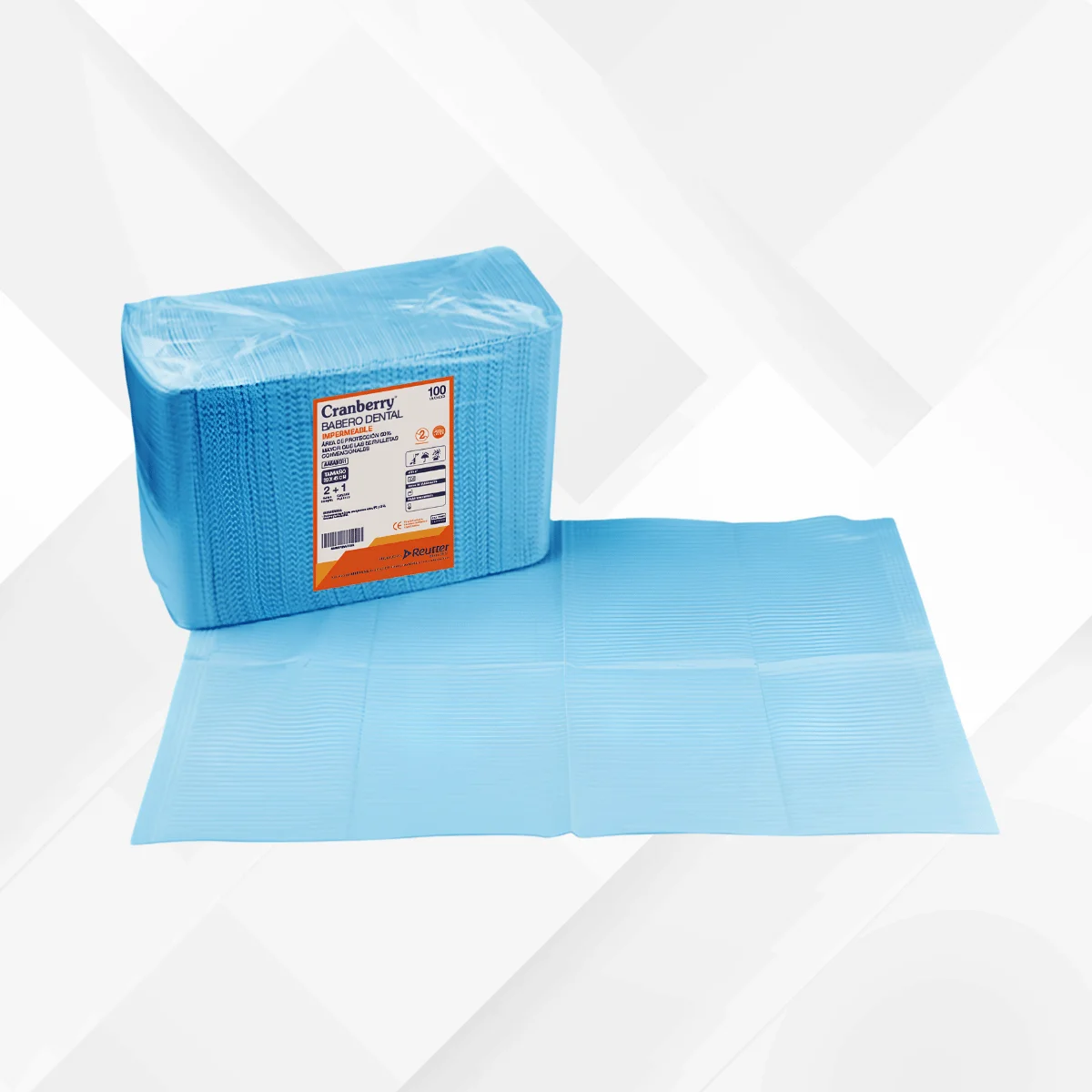 BABERO AZUL 3 CAPAS