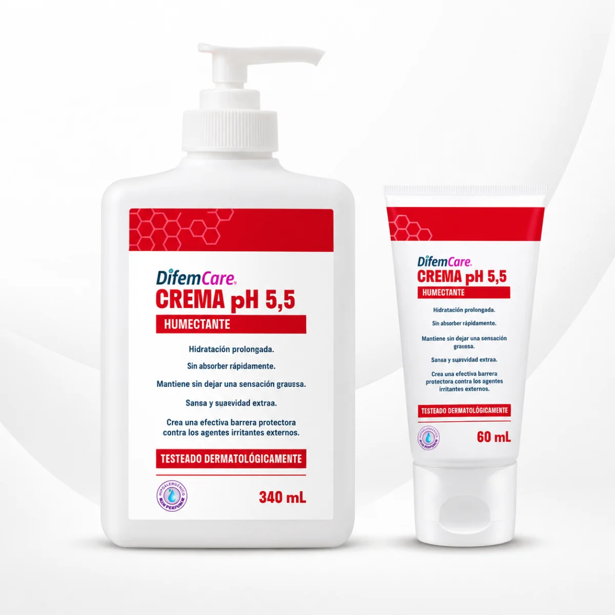 CREMA HUMECTANTE PH 5,5 340 ML DIFEM