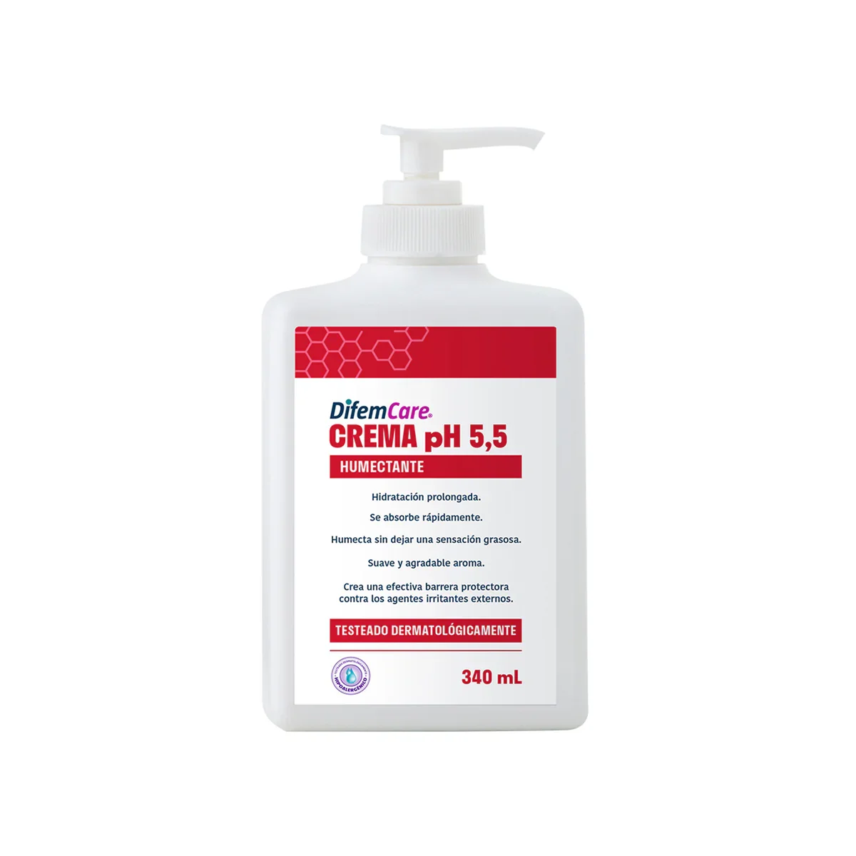 CREMA HUMECTANTE PH 5,5 340 ML DIFEM