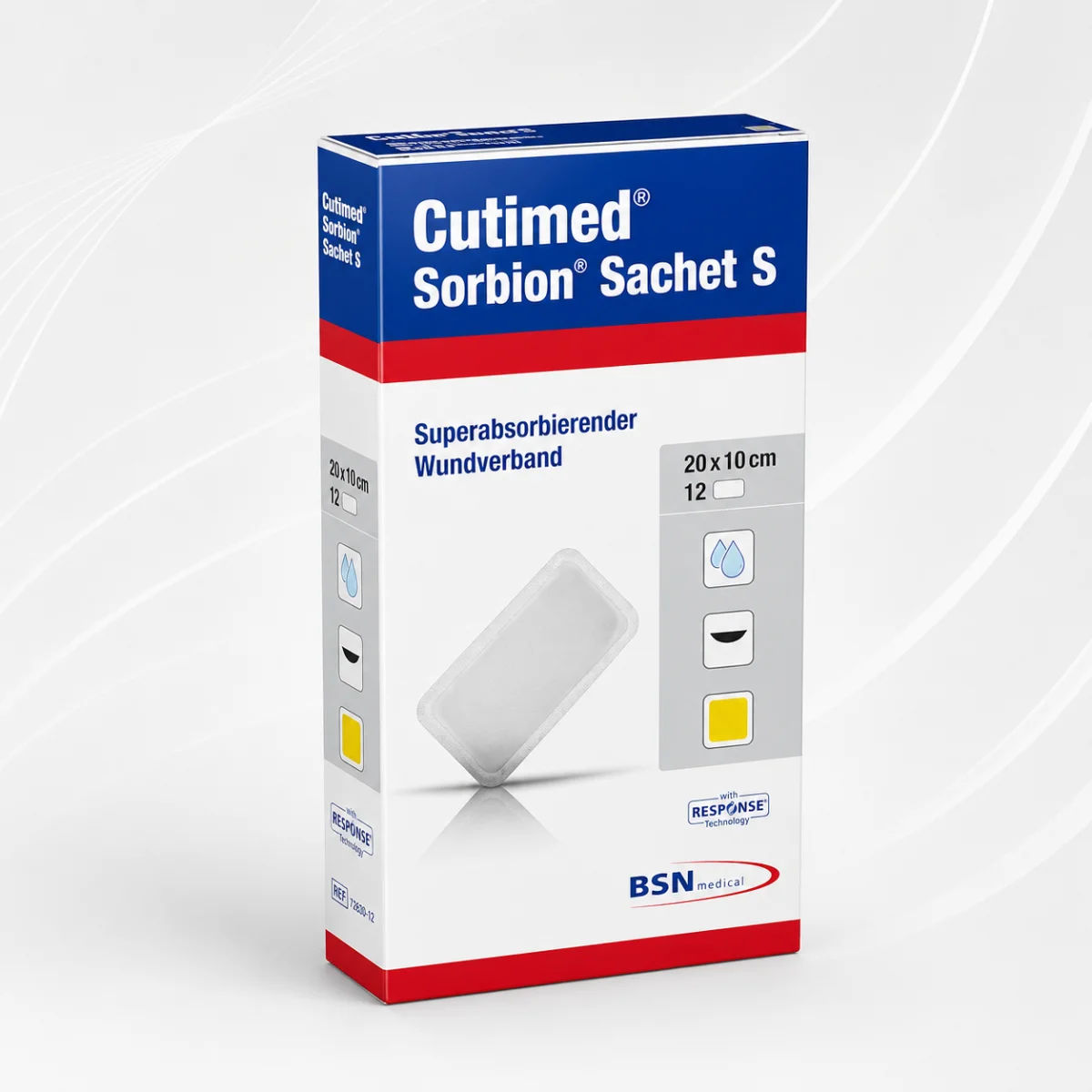 CUTIMED SORBION 10 X 20 CM APOSITO ABSORBENTE ALTO EXUDADO