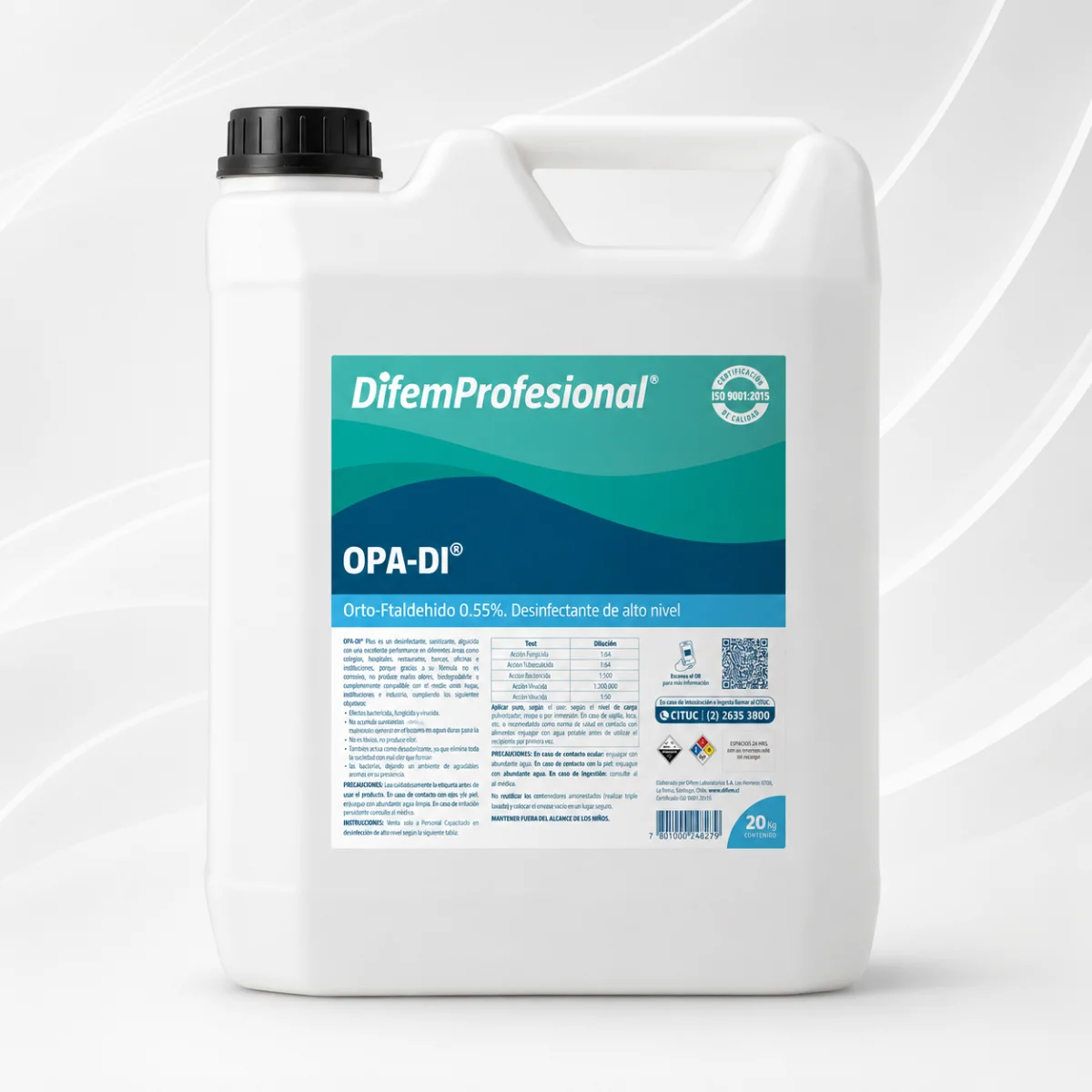 OPA-DI 5 LITROS ORTOFTALDEHIDO 0,55% DIFEM