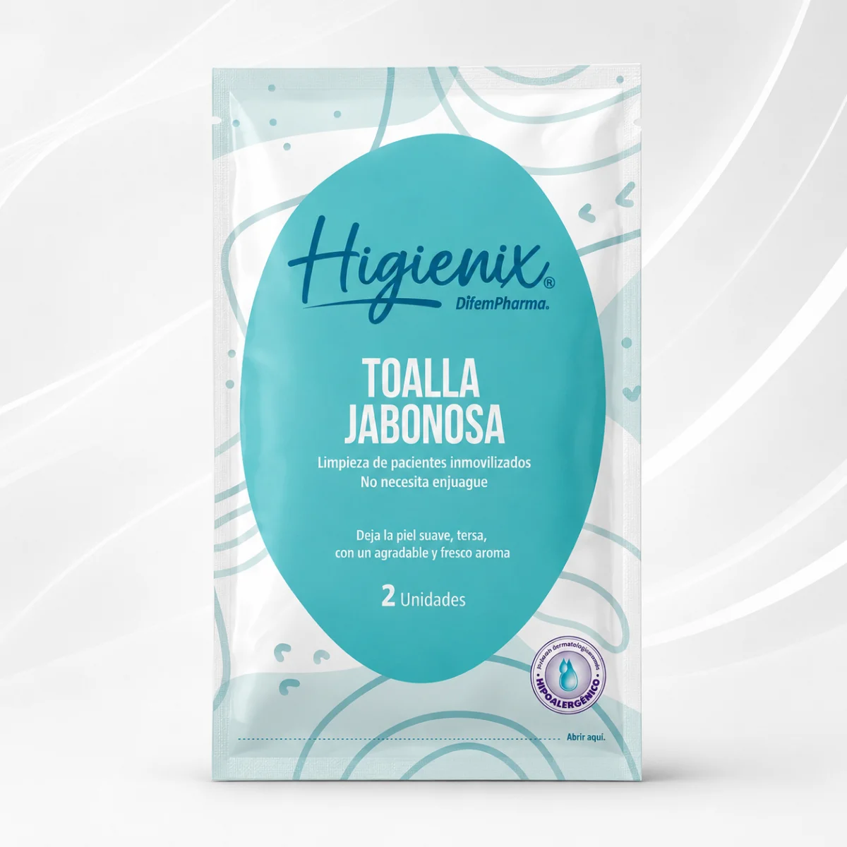 TOALLA JABONOSA HIGIENIX - 24 UNIDADES X CAJA